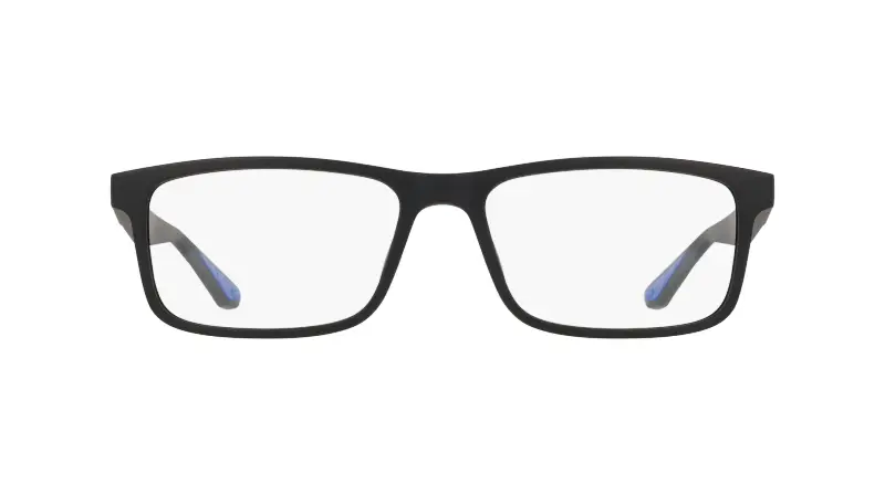 Uomo Nike NIKE 7416 004 Montature da vista Bio-iniettato Nero Squadrata Normale miniatura 2