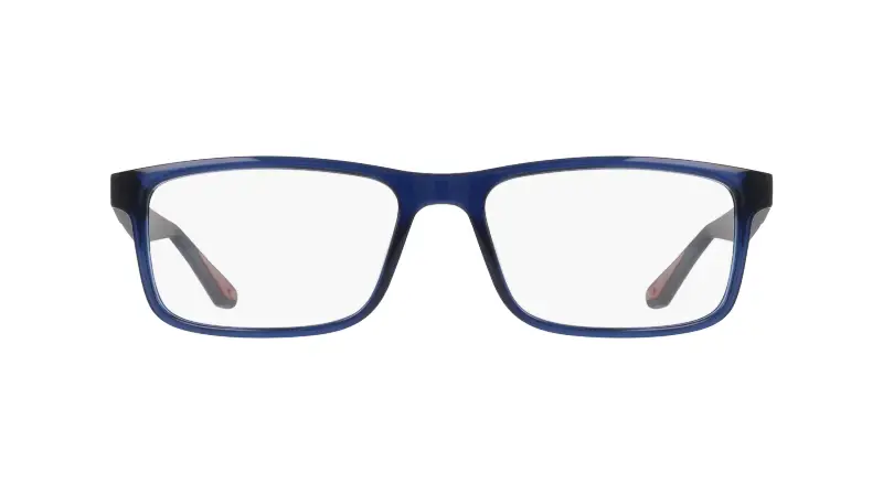 Uomo Nike NIKE 7416 410 Montature da vista Bio-iniettato Blu Squadrata Normale miniatura 2