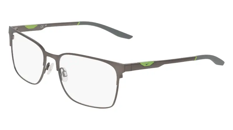 Uomo Nike NIKE 8142 070 Montature da vista Metallo Canna di fucile Squadrata Normale