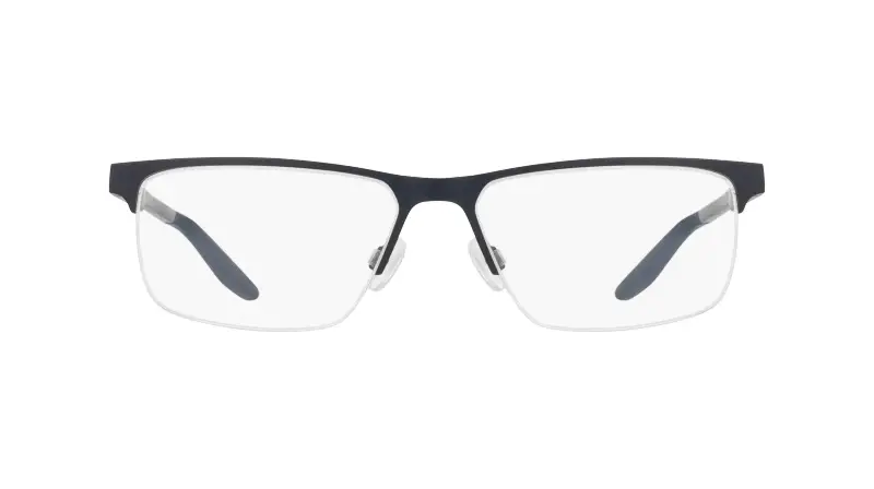 Uomo Nike NIKE 8144 411 Montature da vista Metallo Blu Squadrata Normale miniatura 2