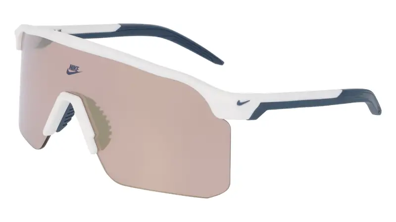 Uomo Nike NIKE EXPEDITION SHIELD E IB6563X 121 Occhiali da sole Bio-iniettato Bianco Road Maschera Normale