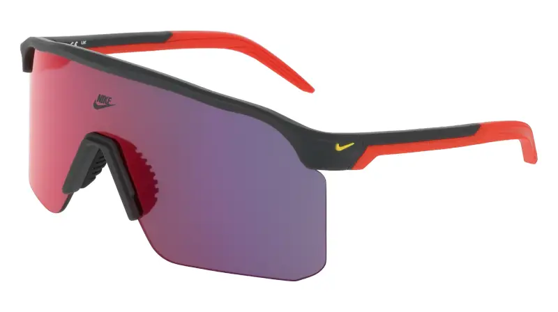 Uomo Nike NIKE EXPEDITION SHIELD IB6562X 200 Occhiali da sole Bio-iniettato Grigio Grigio Maschera Normale