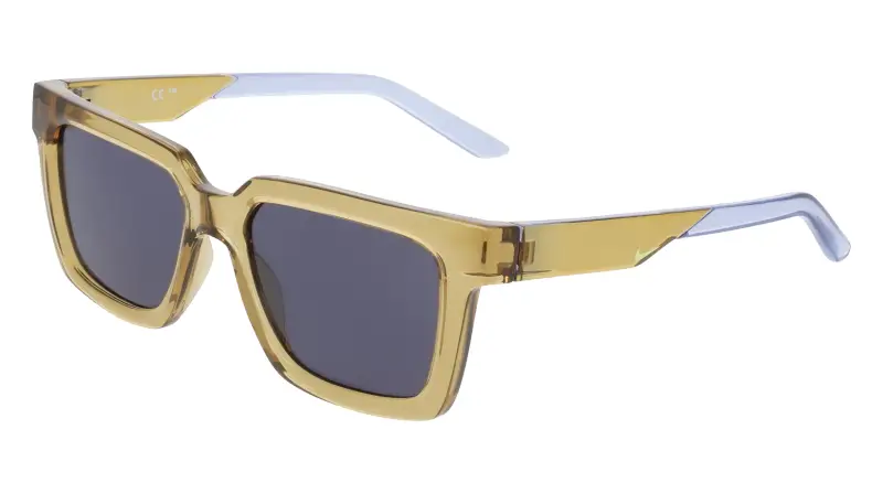 Uomo Nike NIKE TIDE COSMIC IB3681X 783 Occhiali da sole Iniettato Oro Blu Squadrata Normale