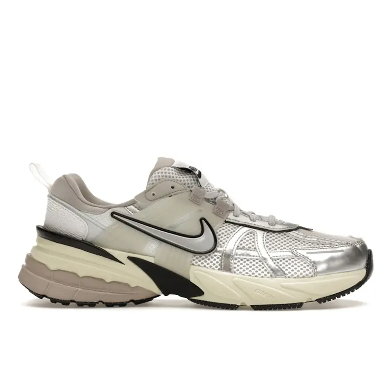 Uomo V2K Run Platino Puro Argento Metallico Scarpe da Ginnastica Uomo Summit-White Light-Iron-Ore HJ4497-100 42 5