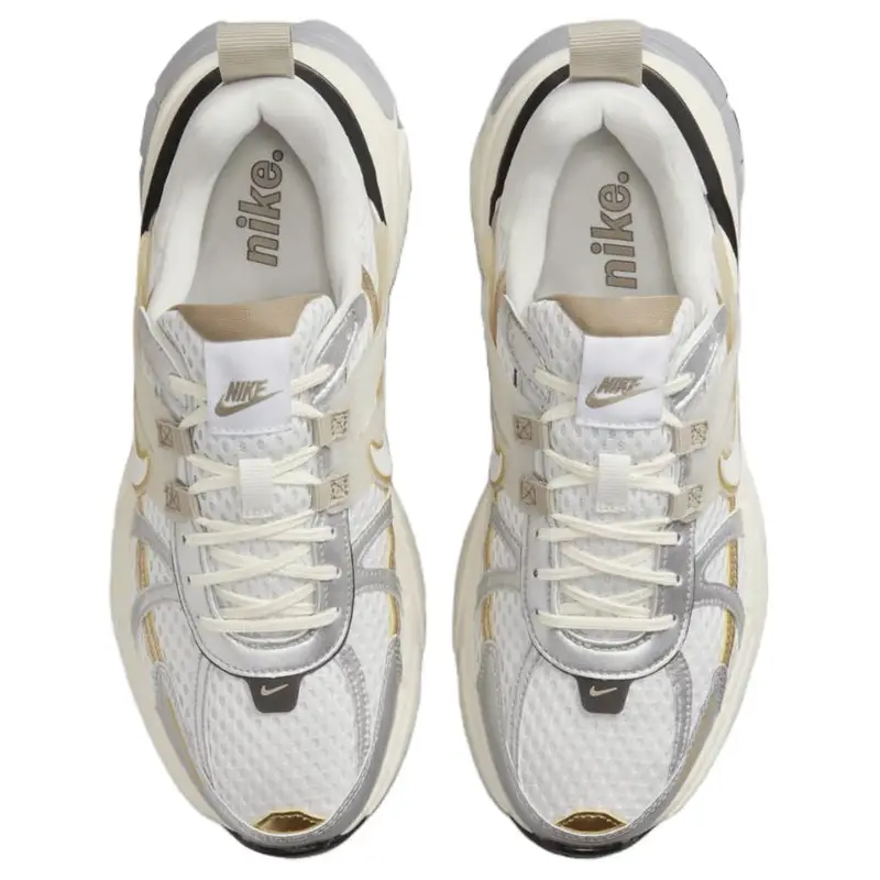 V2K Run Kaki Argento Metallizzato Sneakers da Donna Bianco Crema HJ7245-100 36 miniatura 2