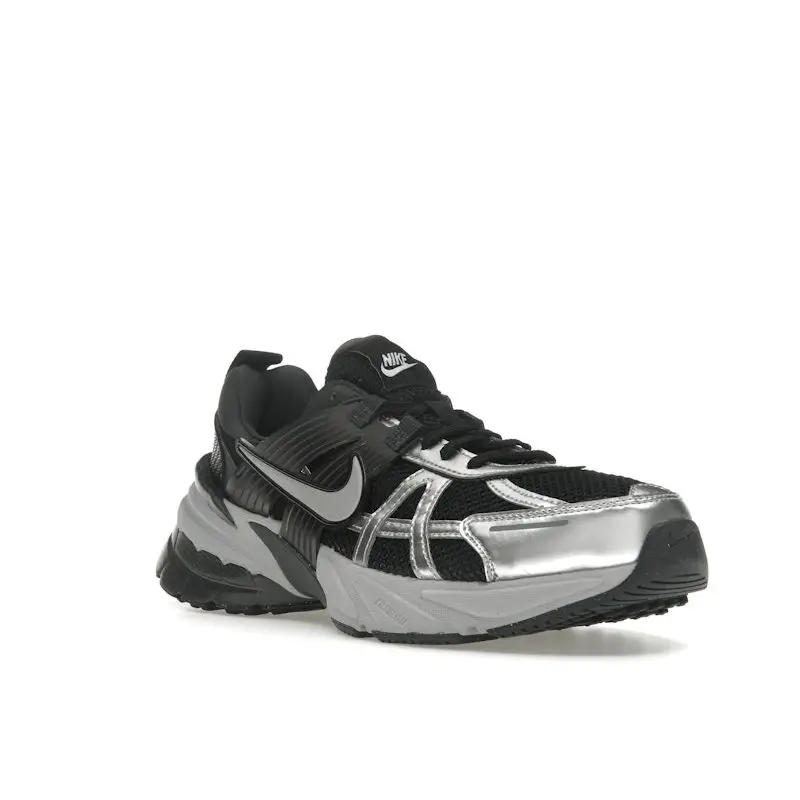 V2K Run Nero Argento Metallizzato Sneakers da Donna Antracite Grigio Fumo Scuro FD0736-005 42 miniatura 3