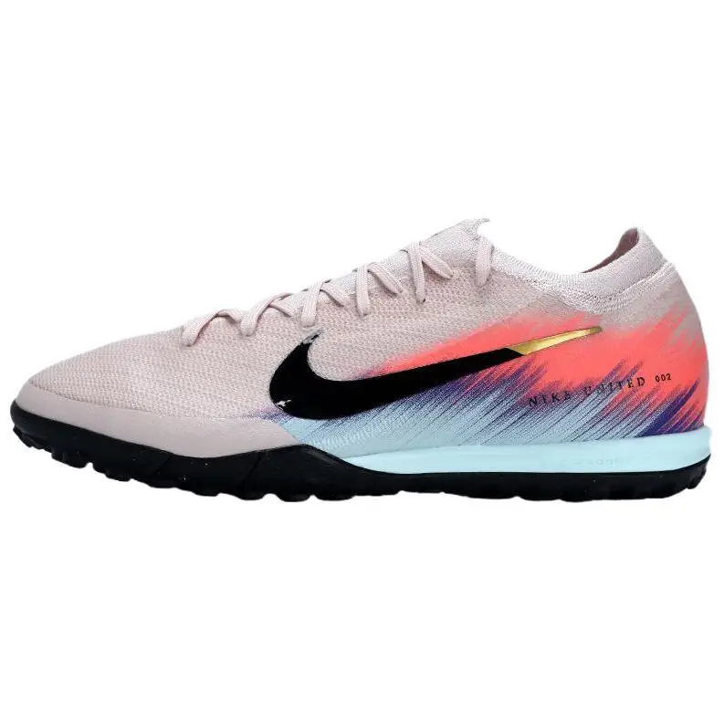 Vapor 16 Pro Assassin Comode TF (Tacchetti in gomma) Scarpe da Calcio di Supporto in Tessuto Uomo Scarpe da Calcio Rosa Blu IB2474-600 40 5