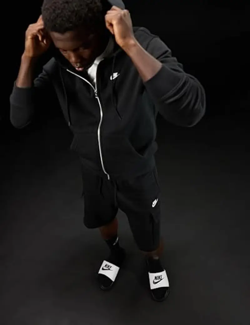 Nike Victori One, Scarpe da spiaggia e piscina Uomo, Nero White Black, 38.5 EU miniatura 2