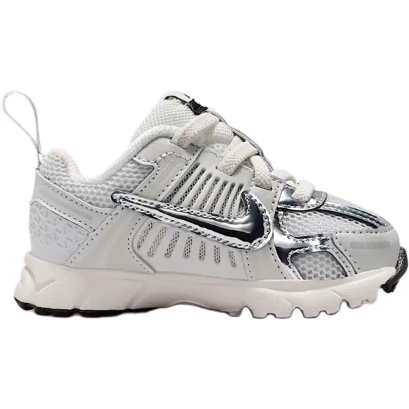 Vomero 5 TD Photon Dust Chrome Sneakers da Bambino Grigio Gridiron Vela IM9466-001 27 miniatura 4