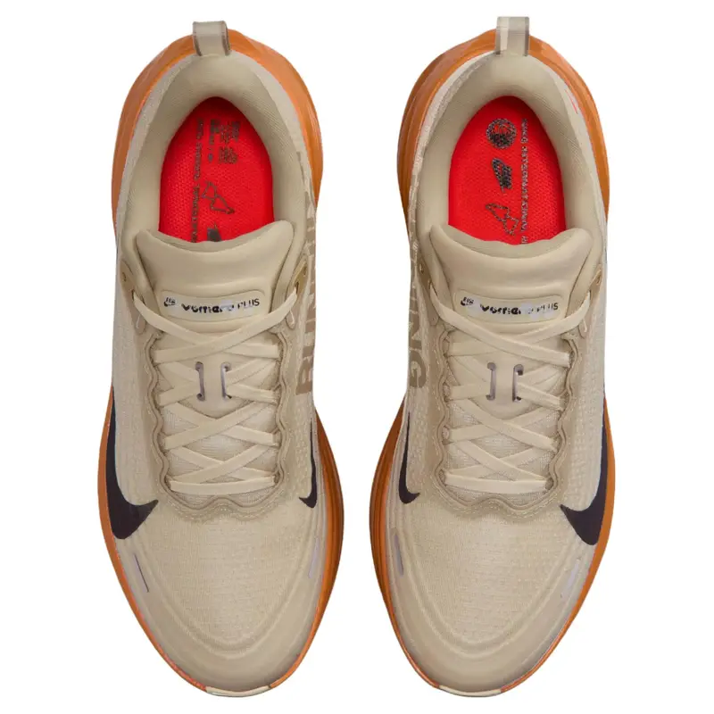 Vomero Plus Scarpe da Corsa Poets Unisex Marrone Khaki Chiaro Arancio-Rosso Vivace Viola Grotta IM6679-258 43 miniatura 2