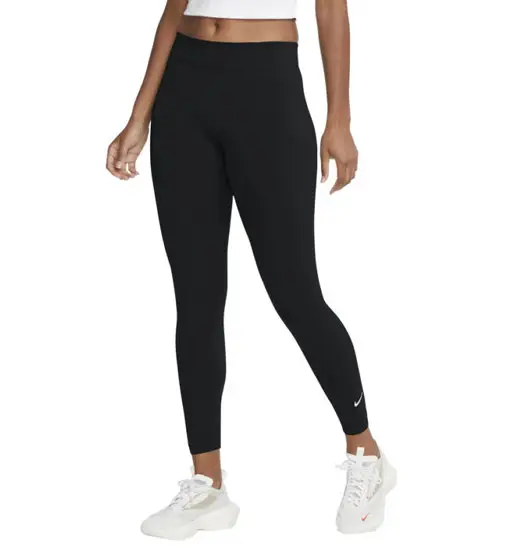 W NSW Essntl Lggng 7/8 Lbr Mr - pantaloni fitness - donna Black