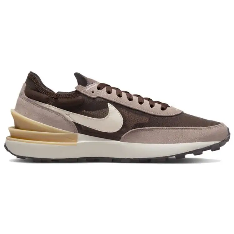 Waffle One Cioccolato Chiaro Sneakers Uomo Marrone Vapor-Malva Latte di Cocco DA7995-200 41 miniatura 5