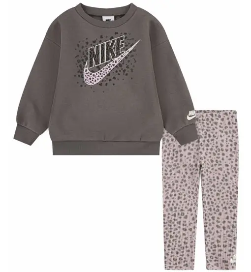 Wild Warmth Crew Jr - tuta sportiva - bambina Brown