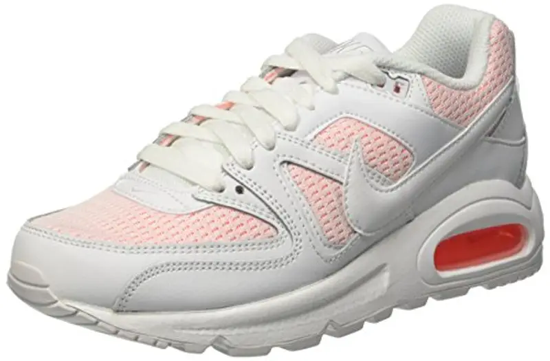 Nike Wmns Air Max Command, Scarpe Donna, Bianco (White/White/Bright Mango), 39 EU