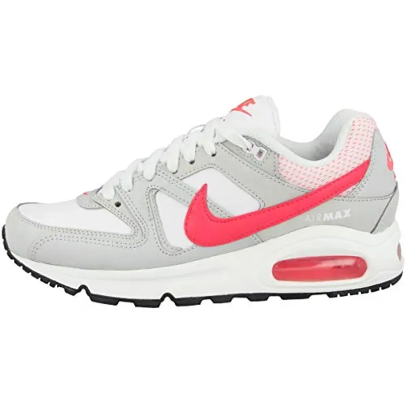 Nike Wmns Air Max Command, Scarpe Uomo, Bianco (White/Hyper Punch/Light Ash Grey), 38.5 EU