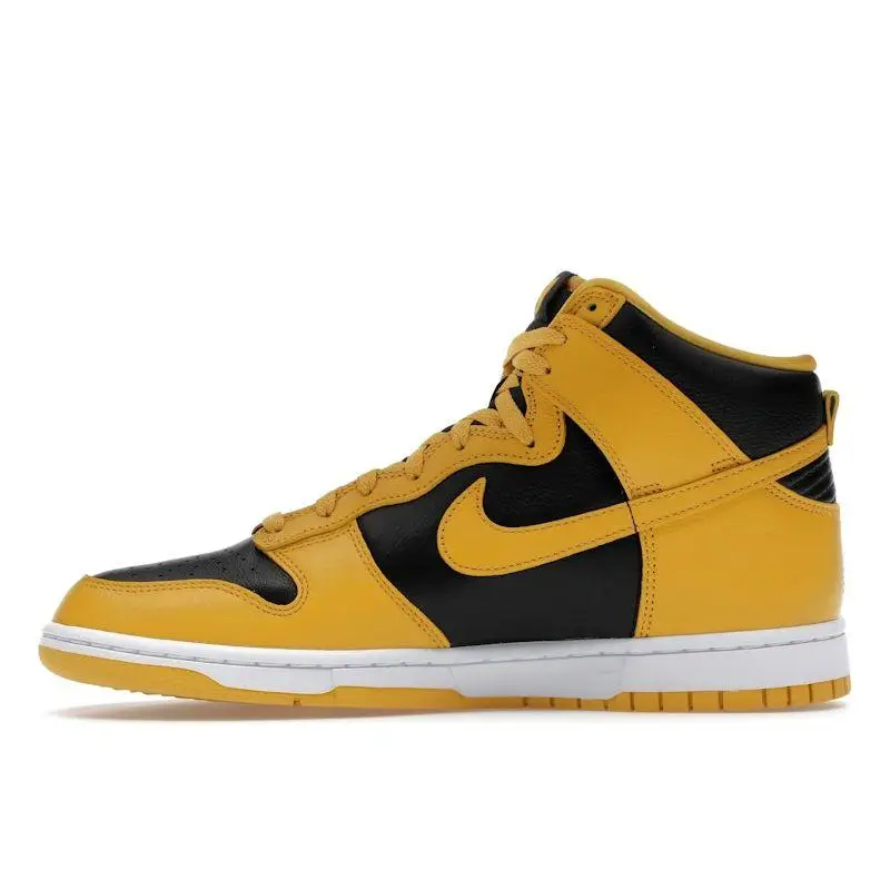 Wu-Tang x Nike Dunk High Retro Premium 2024 Sneakers Unisex Giallo Nero Polline HJ4320-001 37 5 miniatura 3