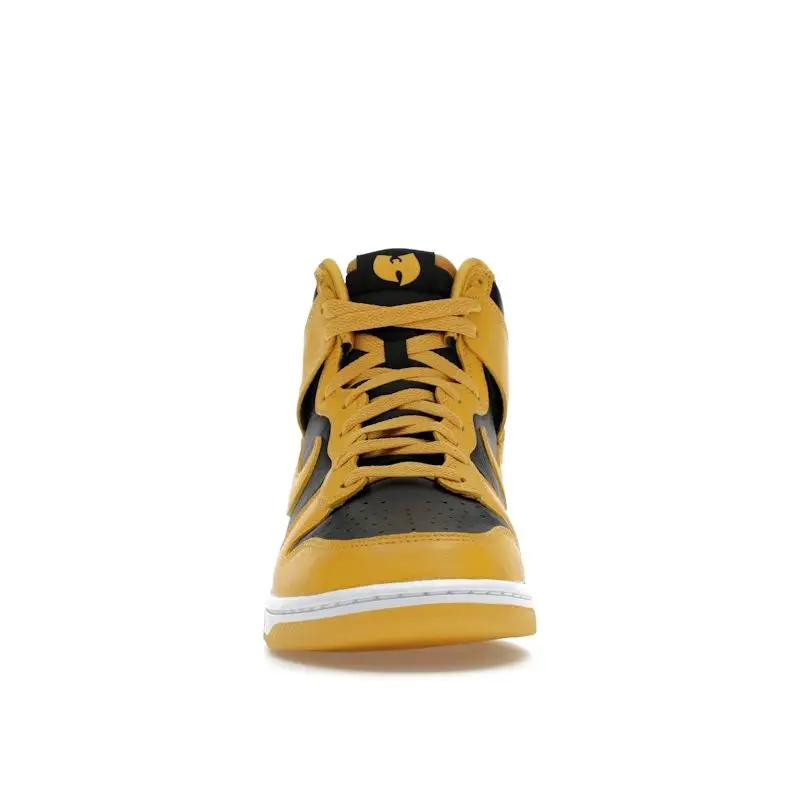 Wu-Tang x Nike Dunk High Retro Premium 2024 Sneakers Unisex Giallo Nero Polline HJ4320-001 37 5 miniatura 4