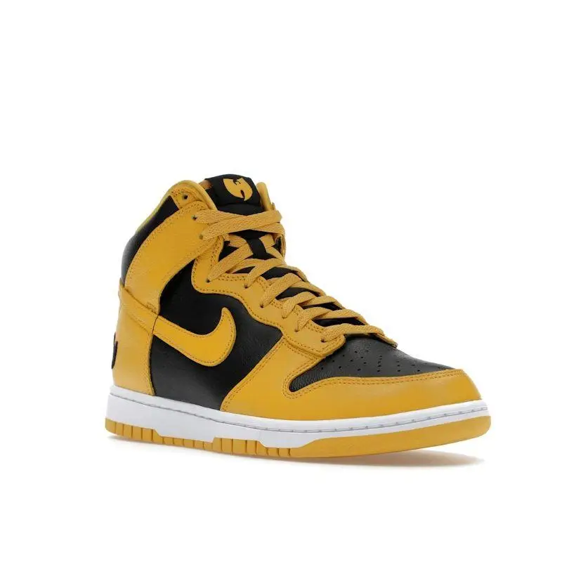 Wu-Tang x Nike Dunk High Retro Premium 2024 Sneakers Unisex Giallo Nero Polline HJ4320-001 37 5 miniatura 5