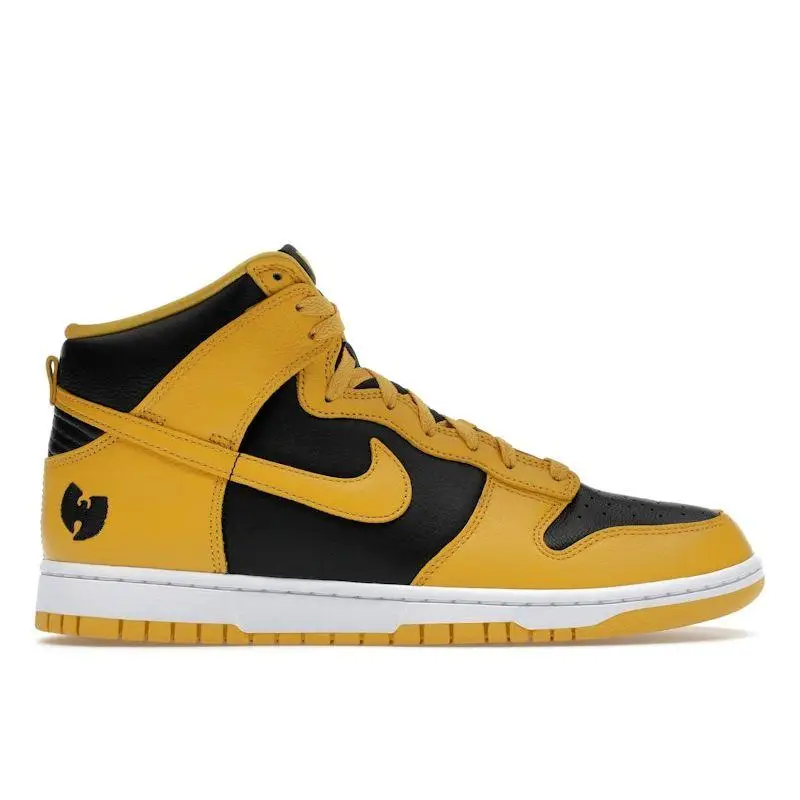 Wu-Tang x Nike Dunk High Retro Premium 2024 Sneakers Unisex Giallo Nero Polline HJ4320-001 37 5