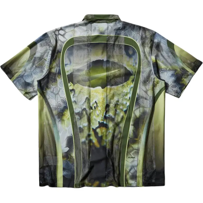 x NOCTA Opale Tito Neeks Camicia Abbottonata Pellegrino/Verde Petrolio/Nero Uomo Streetwear FV1939-378 XL miniatura 2