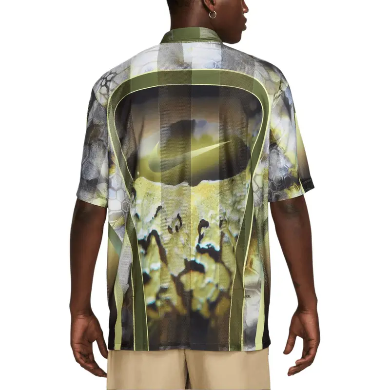 x NOCTA Opale Tito Neeks Camicia Abbottonata Pellegrino/Verde Petrolio/Nero Uomo Streetwear FV1939-378 XXL miniatura 4