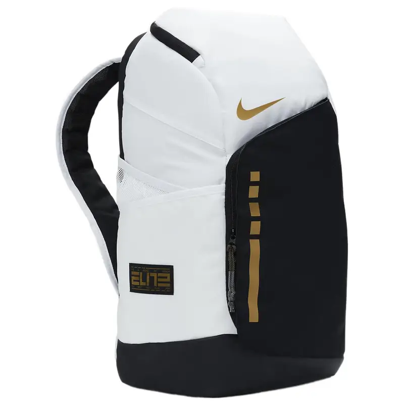 Zaino Nike Hoops Elite 32L Bianco/Oro/Nero DX9786-100 bianco/nero miniatura 4