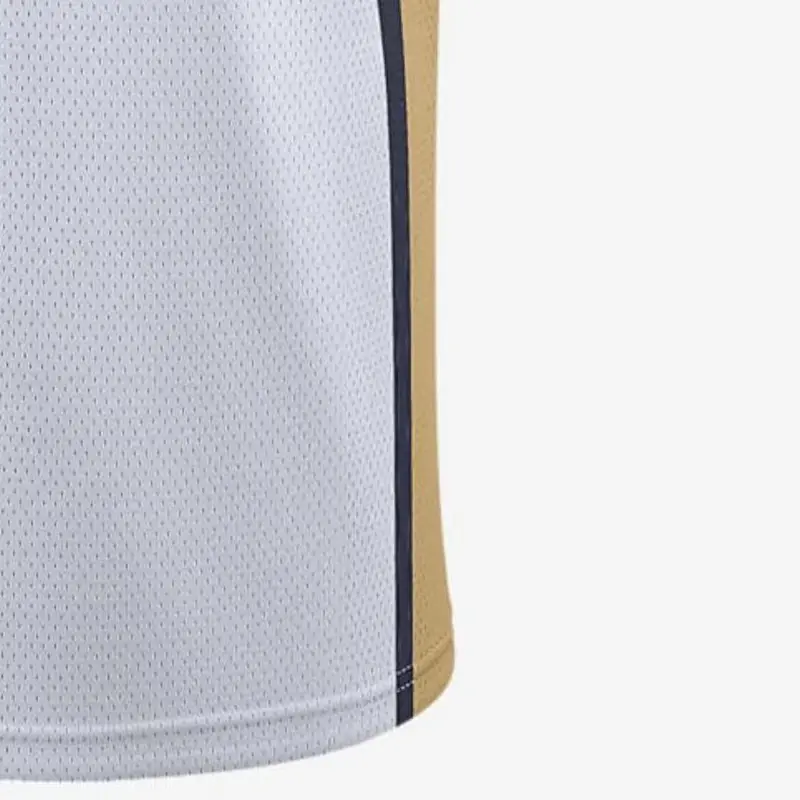 Zion Williamson No 1 Maglia da Fan Edizione Limitata NBA New Orleans Pelicans Maglie da Uomo Bianco 864433-103 S miniatura 2