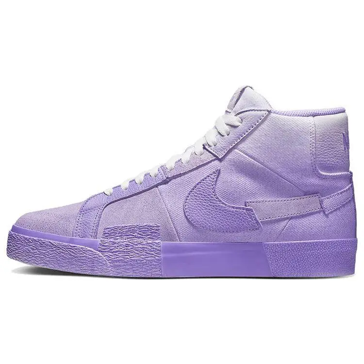 Zoom Blazer Mid Premium SB Lilla Scarpe da Ginnastica da Uomo Viola Bianco DR9087-555 38 5