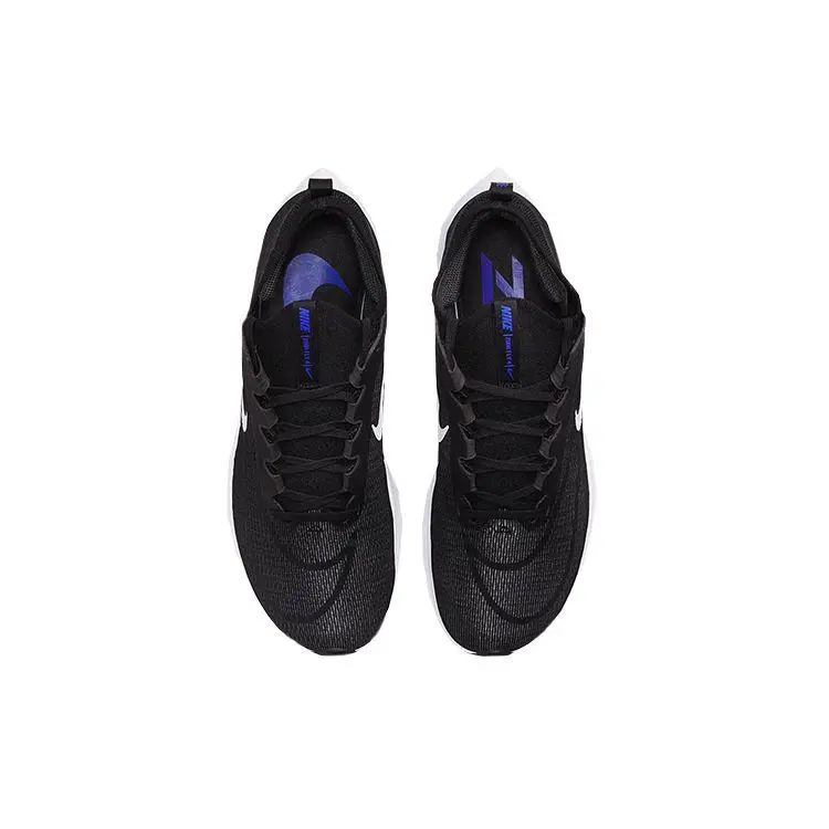 Zoom Fly 4 Nero Bianco Uomo Sneakers Antracite Blu Racer CT2392-001 45 5 miniatura 4