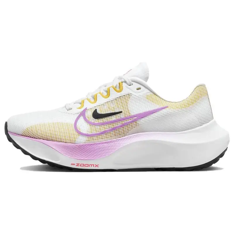 Zoom Fly 5 White Rush Fuchsia Women's Sneakers casual DM8974-100 35.5