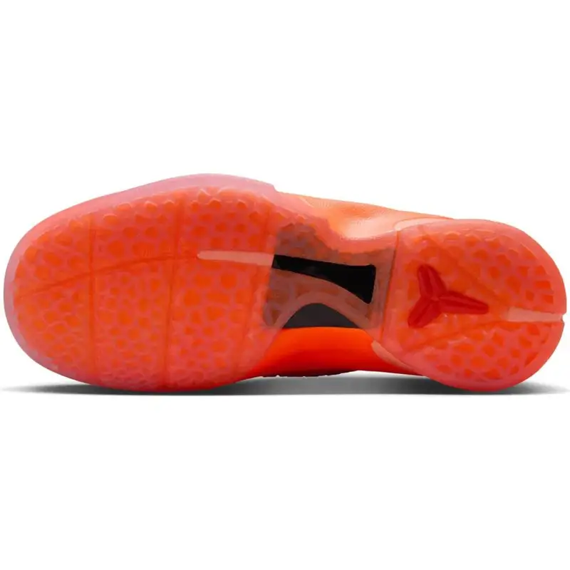 Zoom Kobe 6 GS Total Orange Sneakers da Bambino Argento Metallizzato Argilla Cosmica FV9676-800 40 miniatura 2