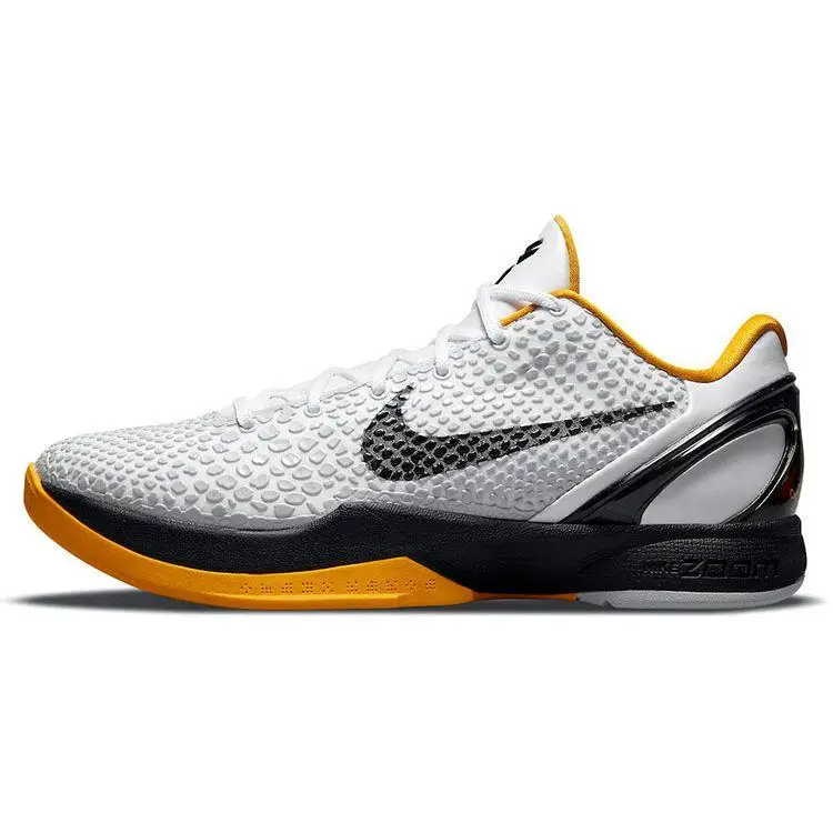 Zoom Kobe 6 Protro Bianco Del Sol 2021 Sneakers Unisex Grigio Neutro Nero CW2190-100 36 5