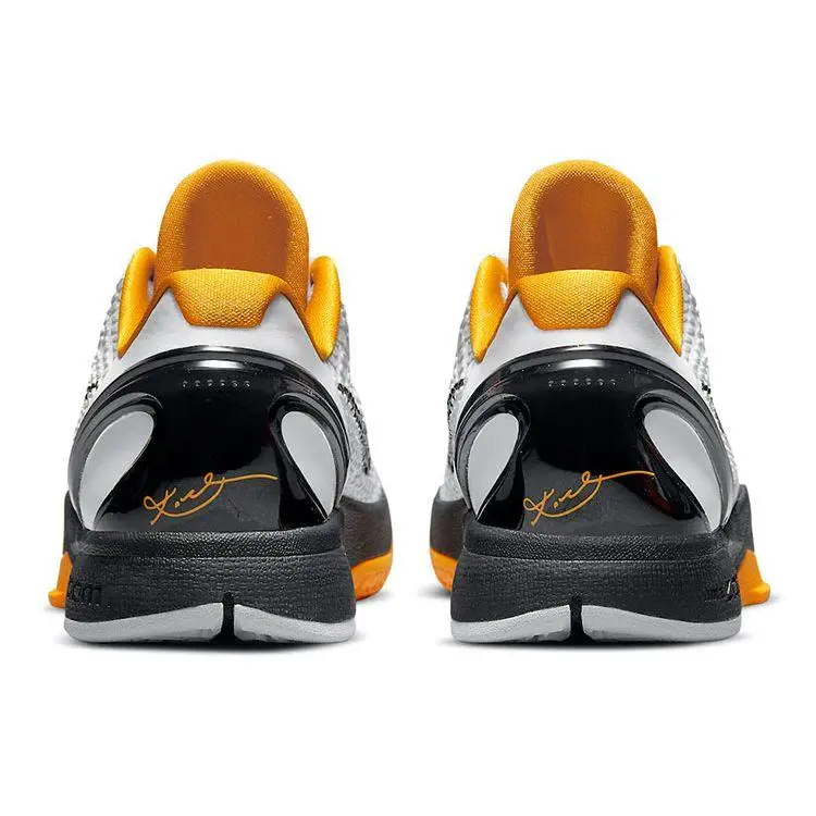 Zoom Kobe 6 Protro Bianco Del Sol 2021 Sneakers Unisex Grigio Neutro Nero CW2190-100 40.5 miniatura 2