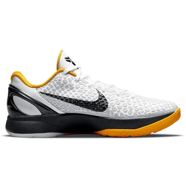 Zoom Kobe 6 Protro Bianco Del Sol 2021 Sneakers Unisex Grigio Neutro Nero CW2190-100 40.5 miniatura 5