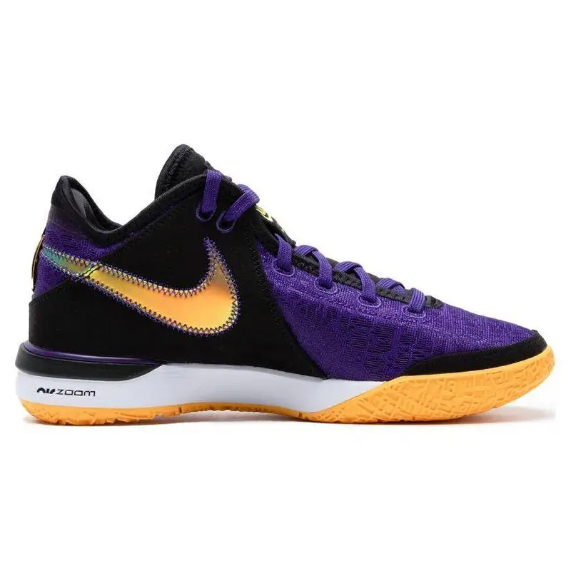 Zoom LeBron NXXT Gen EP Lakers Sneakers da Uomo Viola Court-Purple Nero DR8788-500 45 miniatura 2