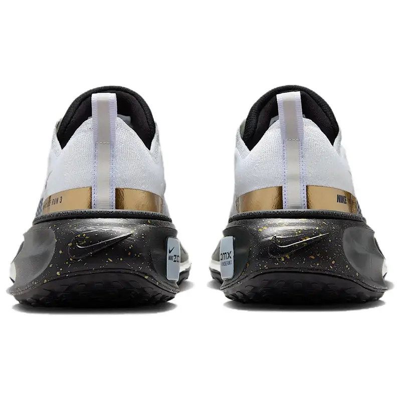 ZoomX Invincible 3 Grigio Fumo Chiaro Oro Uomo Sneakers Bianco Grigio Fumo Scuro Nero IB2756-100 44.5 miniatura 3