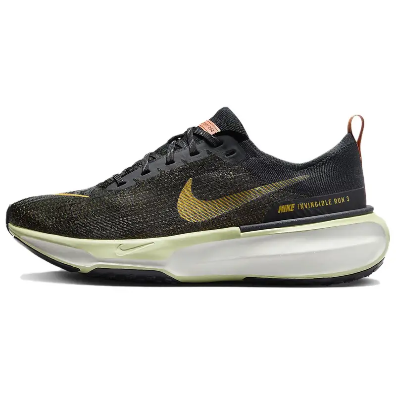 ZoomX Invincible Run Flyknit 3 Nero Bronzino Scarpe da Ginnastica da Uomo Oliva-Aura Marrone Ambrato DR2615-004 46