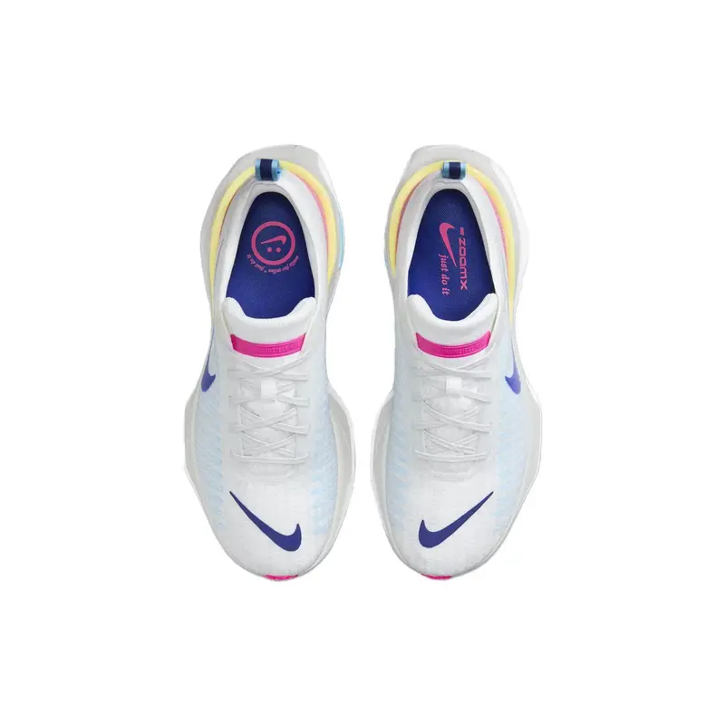 ZoomX Invincible Run Flyknit 3 Resolutions Men Sneakers White Photon-Dust Fierce-Pink DR2615-105 40.5 miniatura 3
