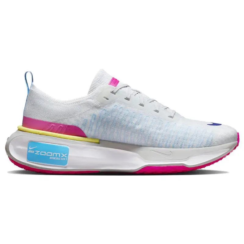 ZoomX Invincible Run Flyknit 3 Resolutions Men Sneakers White Photon-Dust Fierce-Pink DR2615-105 40.5 miniatura 5
