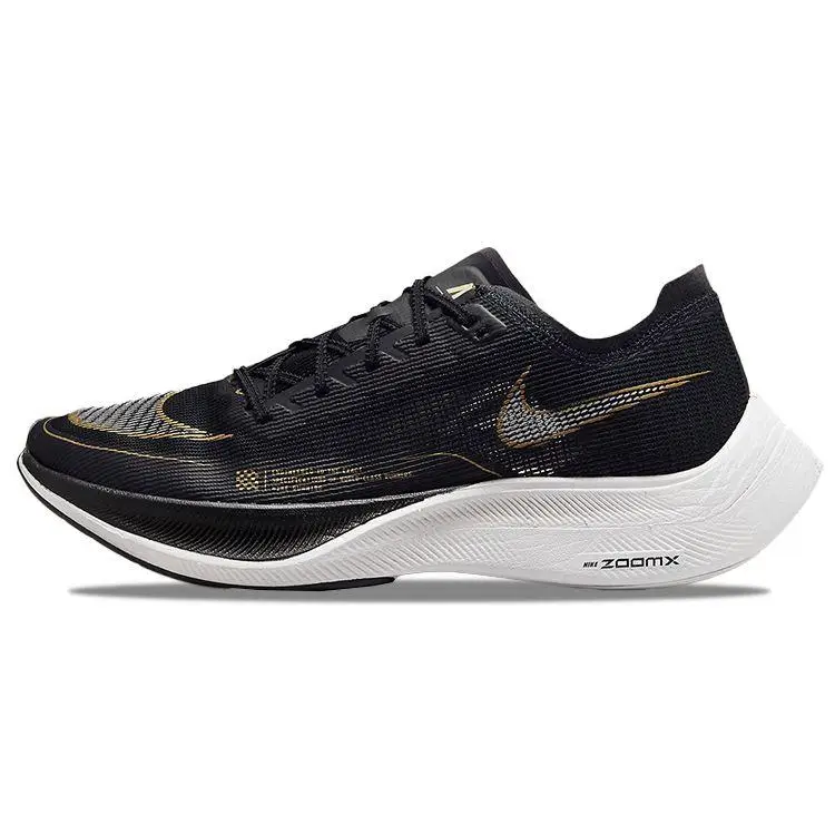 ZoomX Vaporfly NEXT% 2 Nero Oro Metallizzato Moneta Scarpe da Ginnastica da Donna Bianco CU4123-001 38
