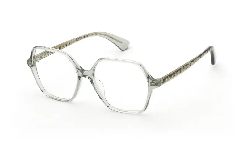 Nina Ricci Montature da vista Donna in acetato grigio geometrico