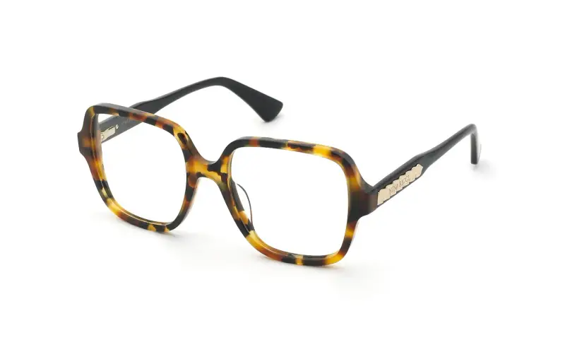 Nina Ricci Montature da vista Donna in acetato havana squadrate