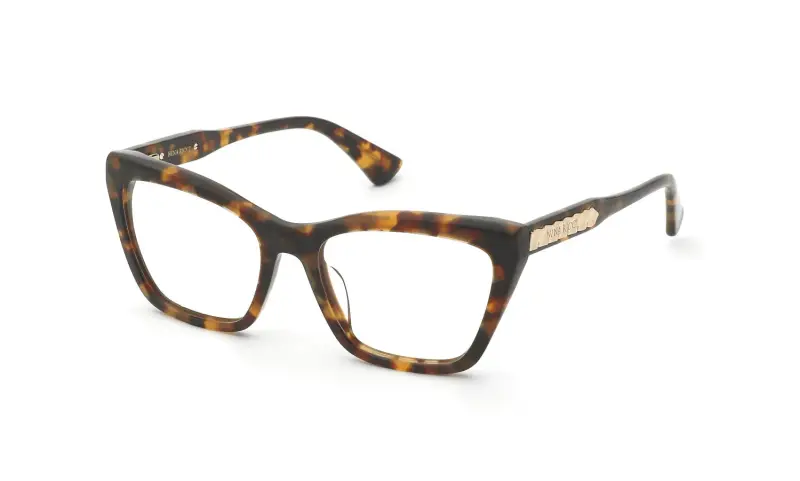 Donna Nina Ricci VNR447 745 Montature da vista Acetato Havana Farfalla