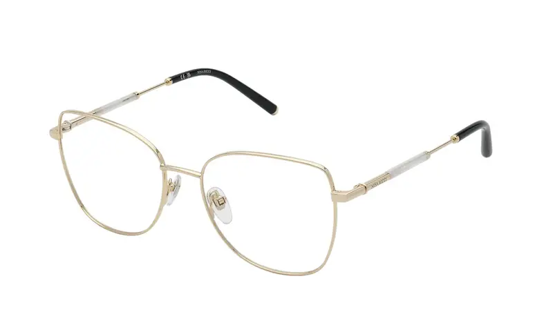 Nina Ricci Donna VNR365  300 Montature da vista Metallo Oro  Squadrata