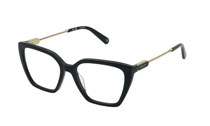 Donna VNR372 0700 Montature da vista Acetato Nero Squadrata