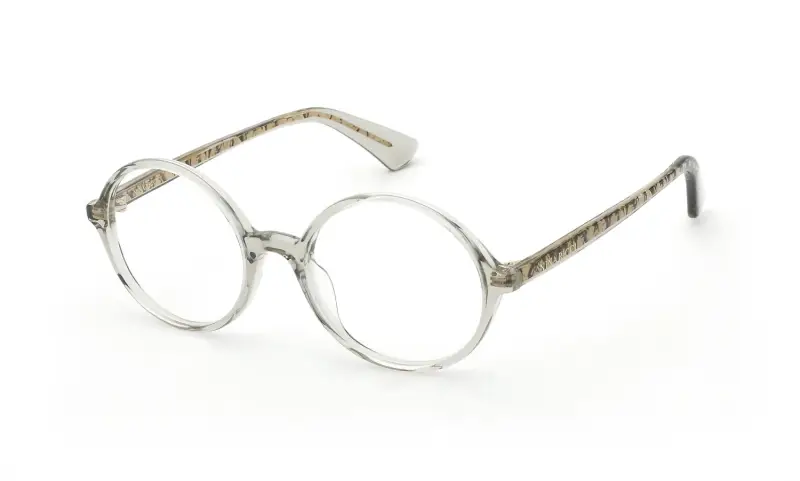 Donna VNR443 0V51 Montature da vista Acetato Verde Rotonda