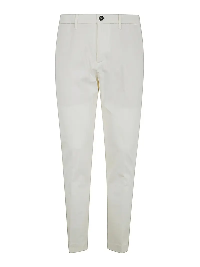 Pantalone Uomo Easy Chino Slim Bianco