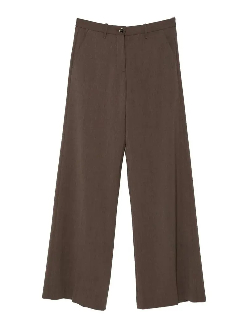 Pantaloni casual Marrone Scuro