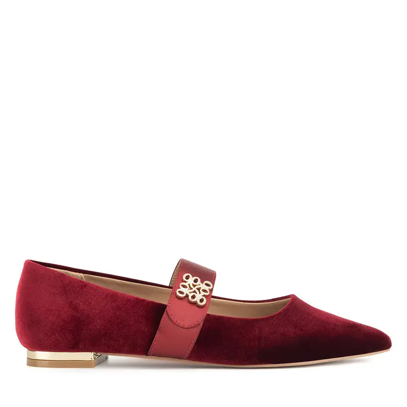 Nine West Ballerine Bordeaux 3076652