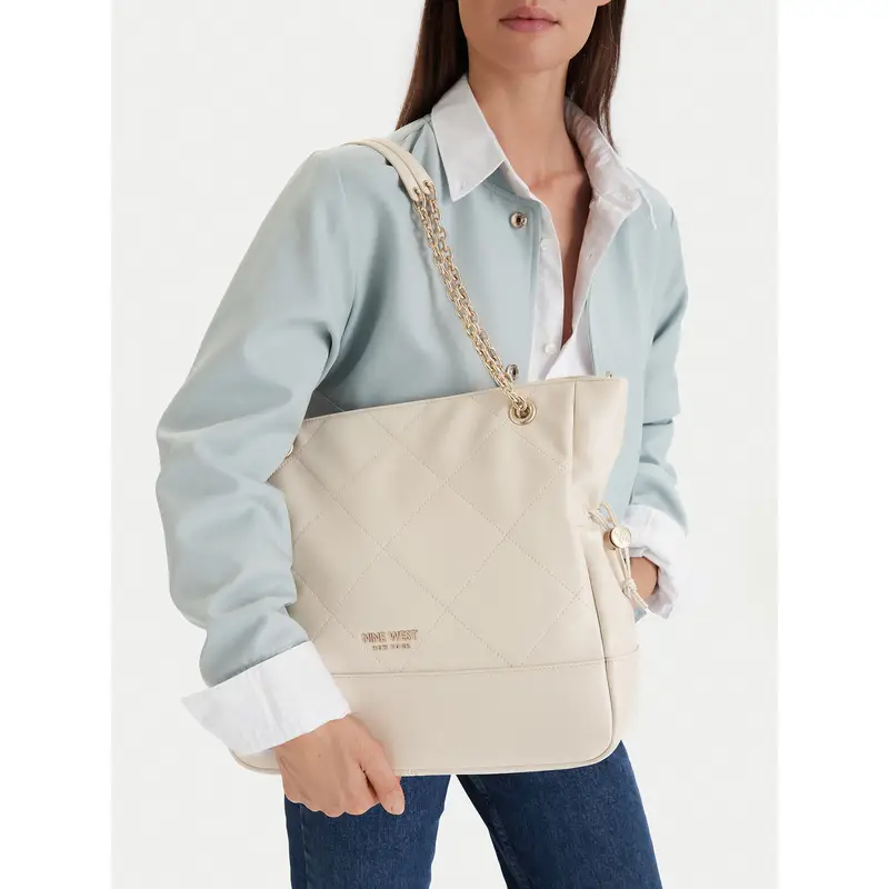 Borsetta Nine West EO-Bellis-LX10277 Écru Écru